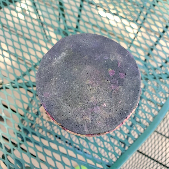 FUNKY Color Drip Pink Purple Yellow Round Vase! - Picture 8 of 8